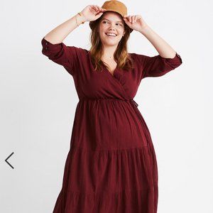 Never Been Worn MADEWELL Tiered Midi DRESS